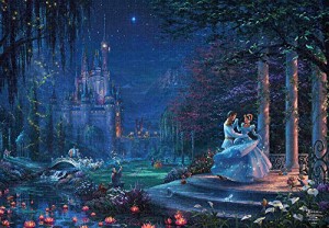 1000ピース ジグソーパズル ディズニー トーマス・キンケード Cinderella Dancing in the Starlight (51x73.5cm)