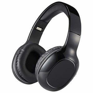 オーム電機 AudioComm Bluetoothステレオヘッドホン ブラック HP-W260Z-K 03-0343