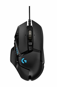 Logicool G ロジクール G ゲーミングマウス 有線 G502 HE RO 25Kセンサー 11個プログラムボタン LIGHTSYNC RGB FPS/MMO/RPG G502RGBhr 【