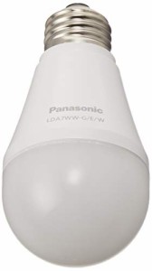 パナソニック LED電球 口金直径26mm 電球60形相当 温白色相当(7.3W) 一般電球 広配光タイプ 屋外器具対応 密閉器具対応 LDA7WWGEW1