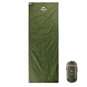 Naturehike 寝袋 シュラフ アウトドアキャンプ コンパクト 超軽量 スリーピングバッグ 封筒型 連結可能 2人用 撥水 保温 防災用 両サイズ