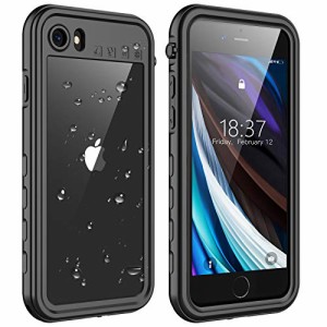i Phone SE 2022 ケース 第3/2世代 i Phone8 i Phone7 防水 耐衝撃ケース 防塵 ワイヤレス充電 指紋認証対応 米軍MIL規格 軽量 薄型 クリ