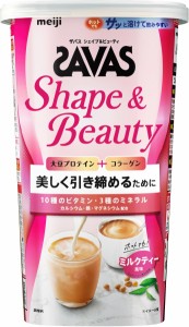 [送料無料]明治 ザバス(SAVAS) for Woman シェイプ＆ビューティ ミルクティー風味 