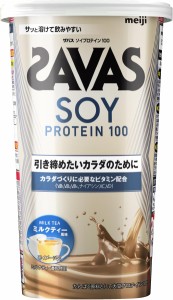 ザバス(SAVAS) ソイプロテイン100 ミルクティー風味 224g 明治