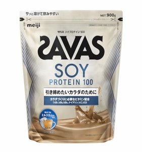 明治 ザバス(SAVAS) ソイプロテイン100 ミルクティー風味 900g