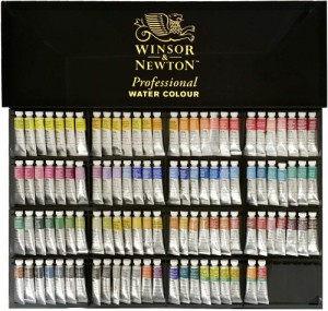 Winsor ＆ Newton ウィンザー＆ニュートン 水彩絵具 ウィンザー＆ニュートン プロフェッショナル ウォーターカラー 109色セット 5ml 1880