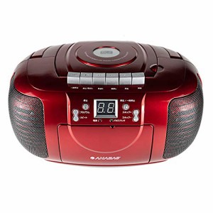 CDラジオカセットレコーダー CD-CB5 レッド
