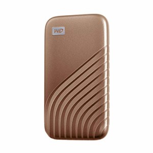 ウエスタンデジタル(Western Digital) WD ポータブルSSD 1TB ゴールド USB3.2 Gen2 My Passport SSD 最大読取り1050 MB/秒 外付けSSD /メ