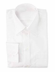アトリエサンロクゴ 白ワイシャツ 長袖 形態安定 ビジネス 冠婚葬祭 6041 メンズ レギュラー衿 首回り 47cm 裄丈 86cm