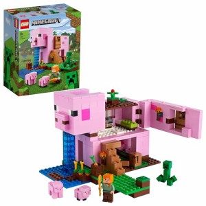 レゴ(LEGO) マインクラフト ブタのおうち 21170 テレビゲーム アドベンチャー 組み立て おもちゃ アレックスとクリーパー 動物 ミニフィ