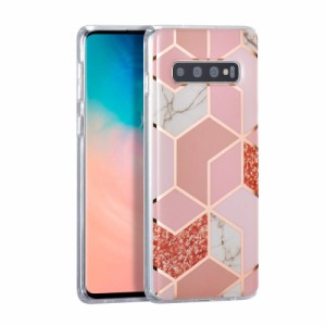 QLTYPRI Samsung Galaxy S10 ケース ギャラクシー S10 ケース 超薄型 マーブル TPU ソフト スマホケース 耐衝撃 シンプル風 人気 スタイ