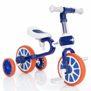 XJD 三輪車 二輪車 子供 幼児用 自転車 3in1 キッズバイク 1−5歳に向け 多機能 ペダルなし自転車 ランニングバイク 変身バイク 軽量 ノ