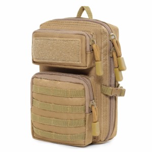 TRIWONDER MOLLE ミリタリーポーチ スマホポーチ 腰袋 サバゲー ミリタリーポーチ ベルトループ バッグ 戦術的 軍事 サバゲーポーチ (カ