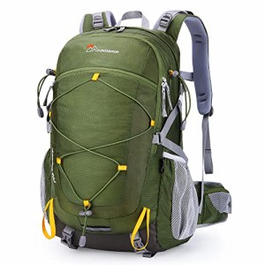 マウンテン バックパック 40L リュック 登山 ザック アウトドア 旅行用 バッグ リュックサック 防水 軽量 レインカバー付き