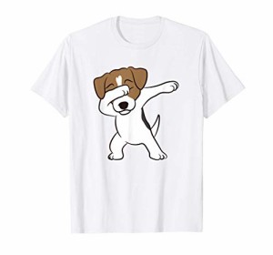 ジャックラッセルテリア 犬のダビングジャックラッセル Tシャツ