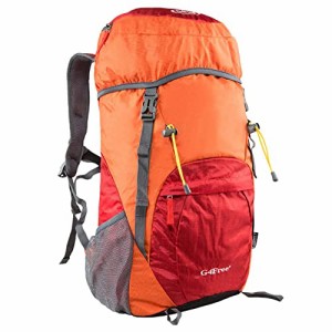 G4Free 超軽量 折畳みバッグ 登山リュック 40l/45l 大容量 防水 ハイキング バックパック 旅行バッグ 軽量 通気 便利グッズ 多機能 男