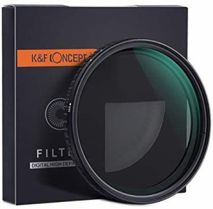 K＆F Concept NANO-X 可変NDフィルター 37mm ND8~ND128 KF-37NDX8-128 バリアブル