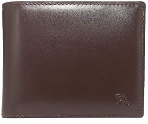 アーノルドパーマー 二つ折り財布 メンズ 財布 マチ付き 牛革 本革 光沢感 APT-3487 (brown)