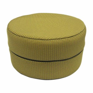 コモライフ 足らくクッション 座椅子 座布団 低反発 メッシュ素材 手洗い可能 約29×29×15.5cm 黄緑