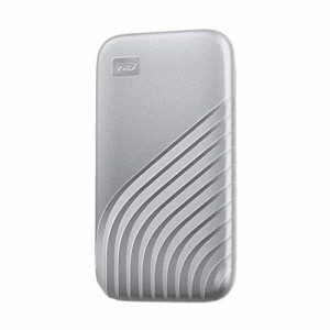 WD ポータブルSSD 1TB シルバー USB3.2 Gen2 My Passport SSD 最大読取り1050 MB/秒 外付けSSD /メーカー5年保証 WDBAGF0010BSL-WESN 国