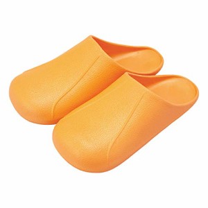 コモライフ 洗えるトイレスリッパ 軽量 左右兼用 男女兼用 適応サイズ:約23~26cm 履きやすい サンダル オレンジ