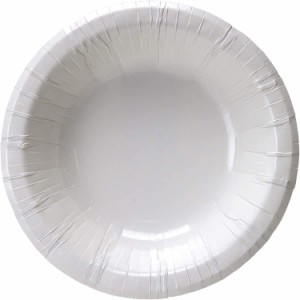 ストリックスデザイン 紙皿 ペーパーボウル 50枚 ホワイト 直径15cm 高さ3.7cm 使い捨て 食器 深皿 ボウル 環境に優しい エコ アウトドア