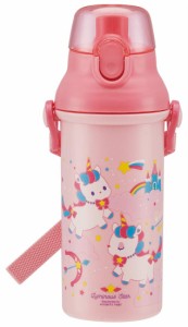 スケーター(Skater) 子供用 Ag+ 抗菌プラスチック 水筒 480ml ユニコーン 女の子 日本製 PSB5SANAG-A