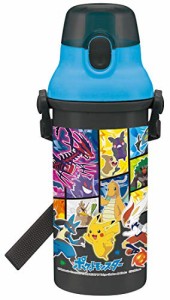 スケーター (skater) 子供用 Ag+ 抗菌プラスチック 水筒 480ml ポケモン 21 ポケットモンスター 日本製 PSB5SANAG-A