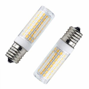 LTYY E17 口金,8W 800LM,80Wハロゲンランプ相当,口金直径17mm,E17 LED 電球,AC110V,電球色 3000K,全方向広配光,調光器対応, 省エネ(2個入