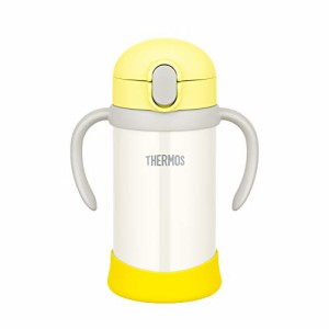 サーモス(THERMOS) まほうびんのベビーストローマグ FJL-350 イエ ローホワイト (Y