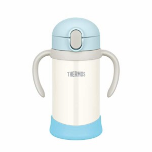 サーモス(THERMOS) まほうびんのベビーストローマグ FJL-350 ブルーホワイト (BLW