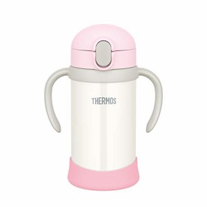 サーモス(THERMOS) まほうびんのベビーストローマグ FJL-350 ピンクホワイト (PKW) 350ml