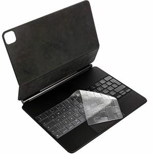 iPad Pro Magic Keyboard TPU材質 キーボードカバー (対応 英語Europe配列 12.9 インチ) / 保護カバー キースキン キーボード シート 対