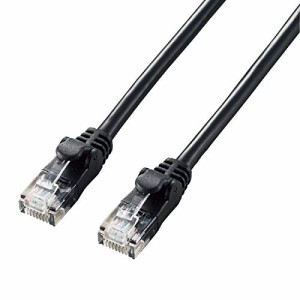 エレコム LANケーブル CAT6A 10m 爪折れ防止コネクタ cat6a準拠 やわらか ブラック LD-GPAY/BK10