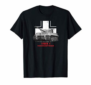 バトルタンクWW2戦車タイガーI Tシャツ