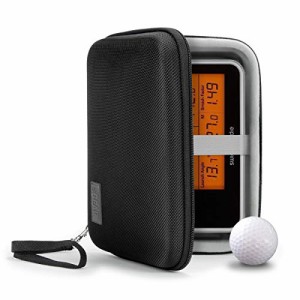 USA Gear ゴルフモニターケース - スイングキャディーケース Swing Caddie SC300、SC200 Plus、その他のゴルフアクセサリーに対応, ブラ