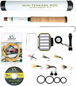 M MAXIMUMCATCH Maxcatch Tenkara rod テンカラロッド 渓流竿 フライフィッシングロッド伸縮 カーボンチューブサイズ（10/11/12/13ft） (