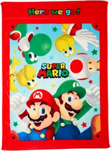 丸眞 ブランケット 夏用 子供 マリオ ミニバスタオル タオルケット キャラクター 任天堂 MARIO プレゼント 綿100% イエ ロー 4525002700