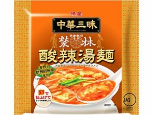 明星 中華三昧 赤坂榮林 酸辣湯麺 103g ×24個