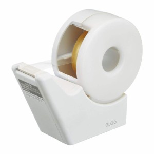 コクヨ テープカッター GLOO 吸盤 ハンディタイプ 小巻き 白 T-GM510W