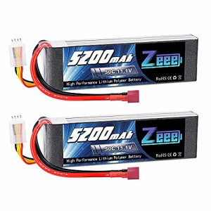 [送料無料]ゼエエ Zeee 3S リポバッテリー 11.1V 50C 5200mAh Tプラグ付き