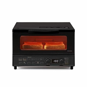 アイリスオーヤマ トースター オーブントースター 4枚焼き 生トースト極上トースト ふんわりもっちり 焼き色選択 1200W 温度調節機能(80~