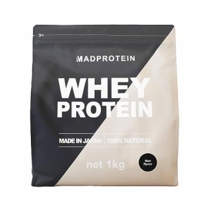 MAD PROTEIN(マッドプロテイン) ホエイプロテイン WPC 人工甘味料不使用 国内製造 (プレーン) (1？)