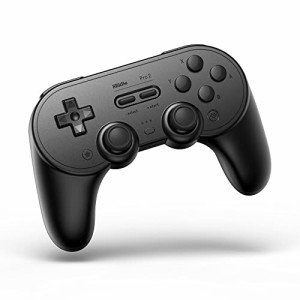 8Bitdo Pro 2 ゲームパッド（ブラックエディション） NS Switch・PC・Android・macOS・Steam Deck・iPhone・iPad・macOS・Apple TV・Resp