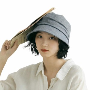キャスケット レディース 帽子 夏 小顔効果 UVカット帽子 持ち運びやすい 日焼け ハット 日焼け防止 女優帽子