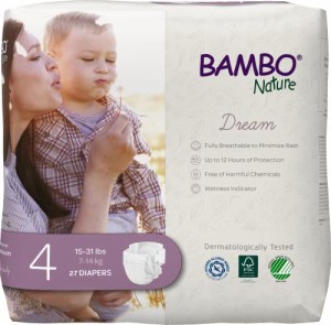 BAMBO Nature バンボネイチャー ドリーム テープタイプ M （7kg〜14kg） 27枚入り（bn16926）