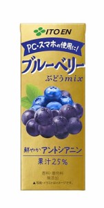 伊藤園 ブルーベリーミックス 200ml エコパック (紙パック) ×24本