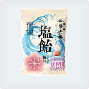 榮太樓總本舗 塩飴 ほんのり梅味 80g×4個