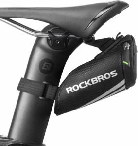 ROCKBROS自転車 サドルバッグ ロードバイク 小型 自転車バッグ フレームバッグ サイクリング 軽量 反射材付き 取り付け簡単 安定感 ミニ