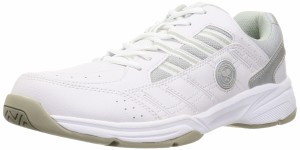 ウインブルドン スニーカー テニス 通学靴 幅広4E WB 052 ホワイト／グレー 23.0 cm 4E